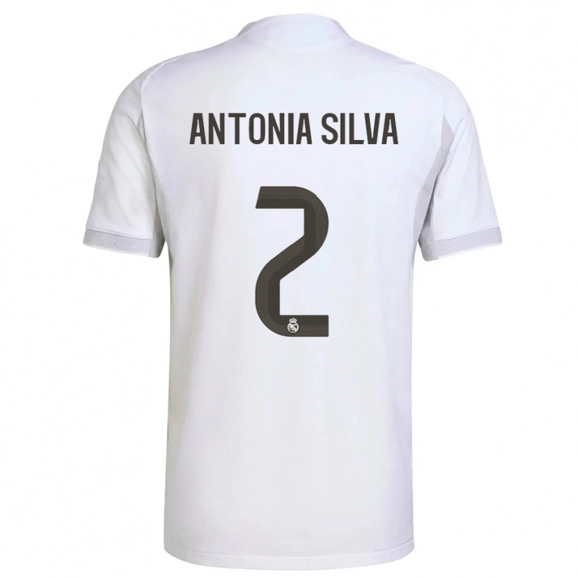 Danxen Barn Antônia Silva #2 Vit Gul Hemmatröja Matchtröjor 2025/26 Tröjor T-Tröja