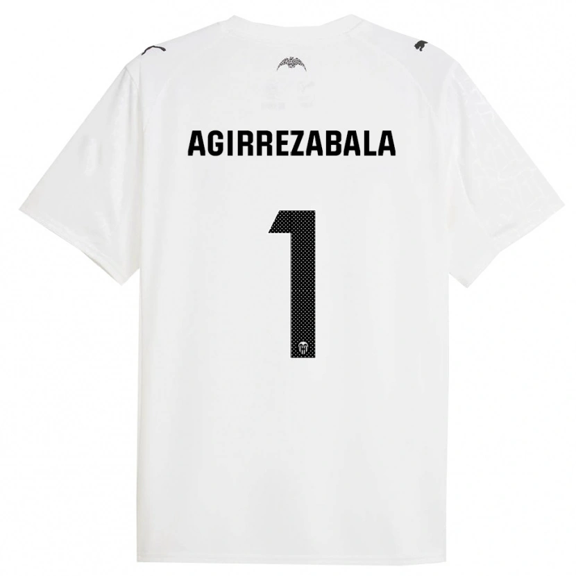 Danxen Barn Julen Agirrezabala #1 Vit Svart Hemmatröja Matchtröjor 2025/26 Tröjor T-Tröja