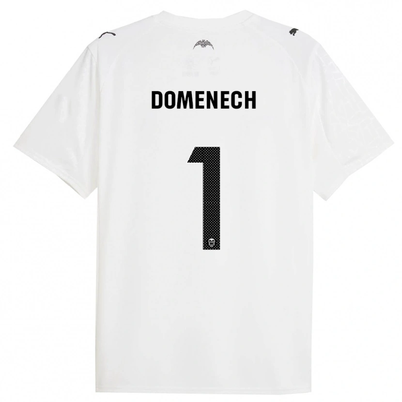 Danxen Barn Jaume Domenech #1 Vit Svart Hemmatröja Matchtröjor 2025/26 Tröjor T-Tröja