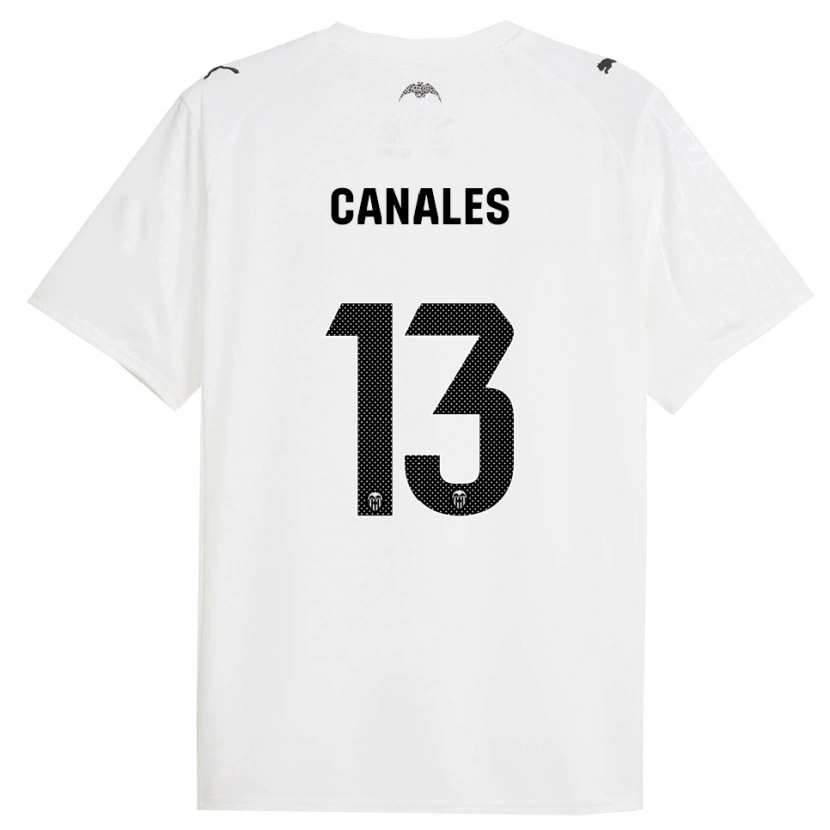 Danxen Barn Antonia Canales #13 Vit Svart Hemmatröja Matchtröjor 2025/26 Tröjor T-Tröja