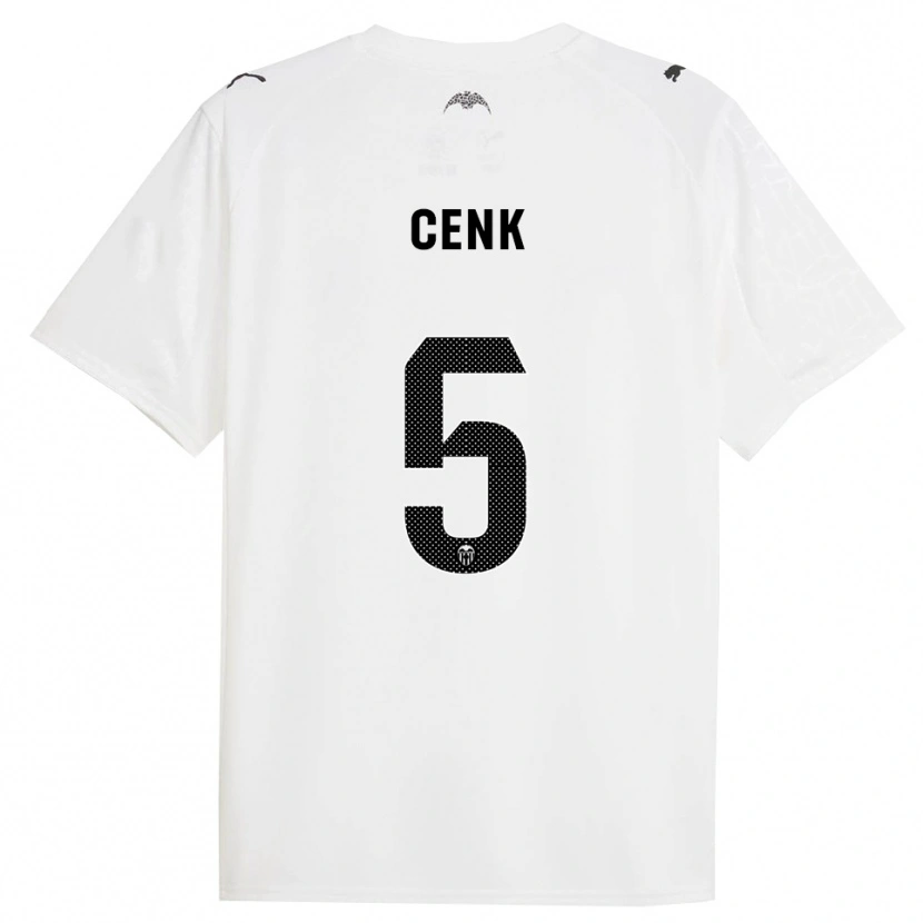 Danxen Barn Cenk Özkacar #5 Vit Svart Hemmatröja Matchtröjor 2025/26 Tröjor T-Tröja