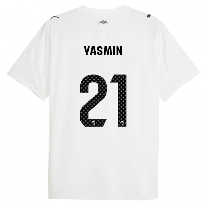 Danxen Barn Yasmin Katie Mrabet Slack #21 Vit Svart Hemmatröja Matchtröjor 2025/26 Tröjor T-Tröja