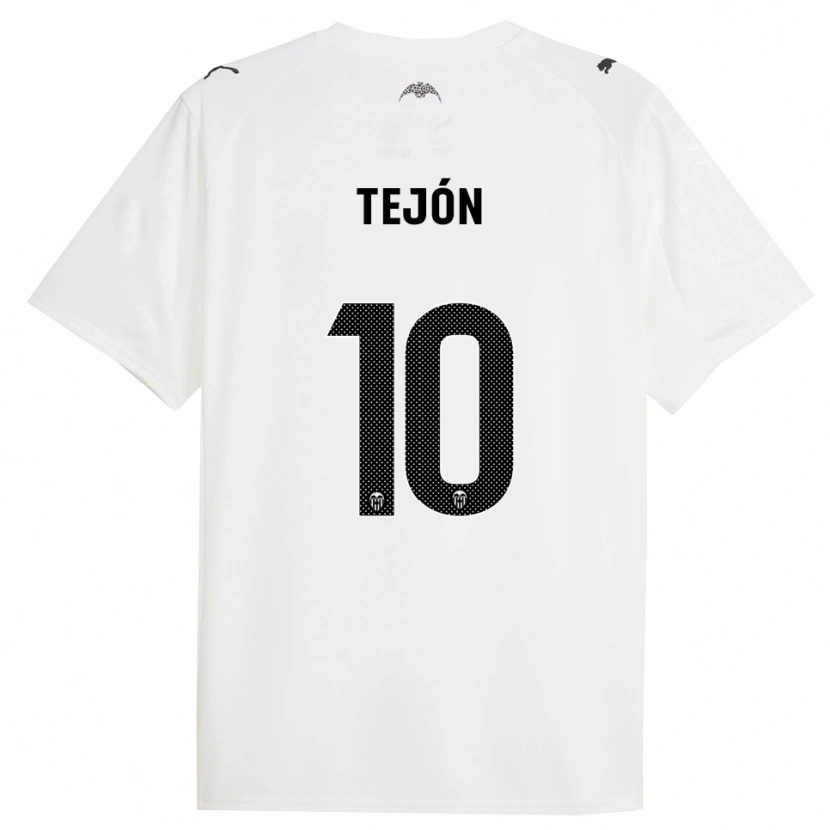 Danxen Barn Martín Tejón #10 Vit Svart Hemmatröja Matchtröjor 2025/26 Tröjor T-Tröja