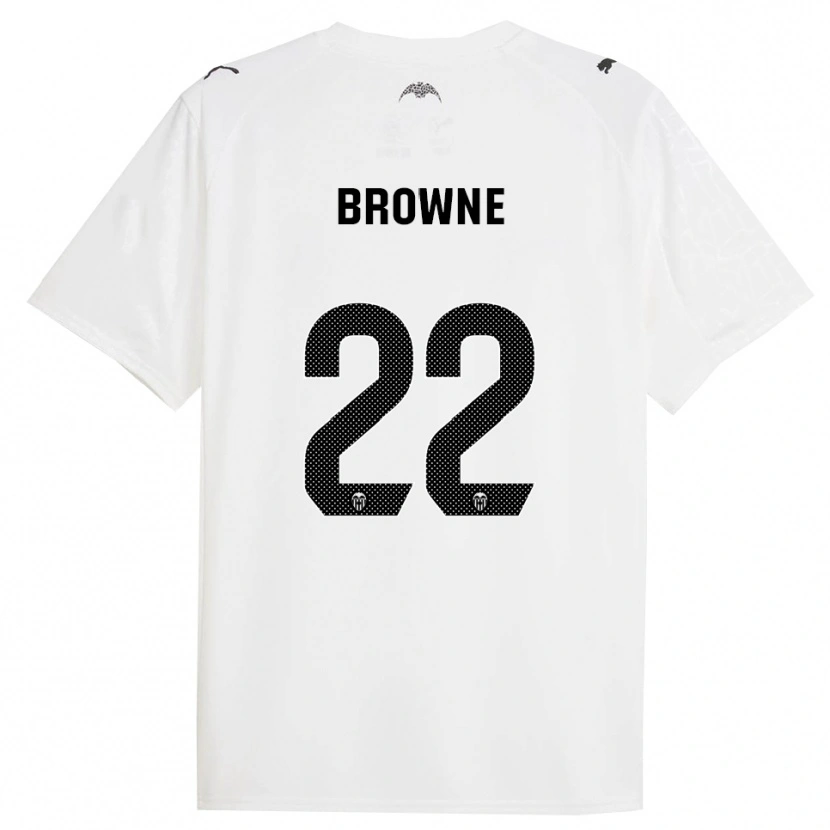 Danxen Barn Phoenetia Browne #22 Vit Svart Hemmatröja Matchtröjor 2025/26 Tröjor T-Tröja