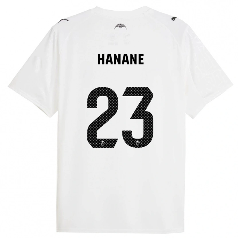 Danxen Barn Hanane Ait El Haj #23 Vit Svart Hemmatröja Matchtröjor 2025/26 Tröjor T-Tröja