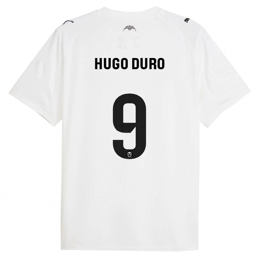 Danxen Barn Hugo Duro #9 Vit Svart Hemmatröja Matchtröjor 2025/26 Tröjor T-Tröja