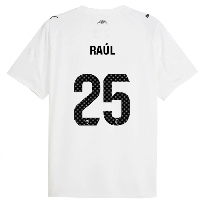 Danxen Barn Raúl Jiménez #25 Vit Svart Hemmatröja Matchtröjor 2025/26 Tröjor T-Tröja