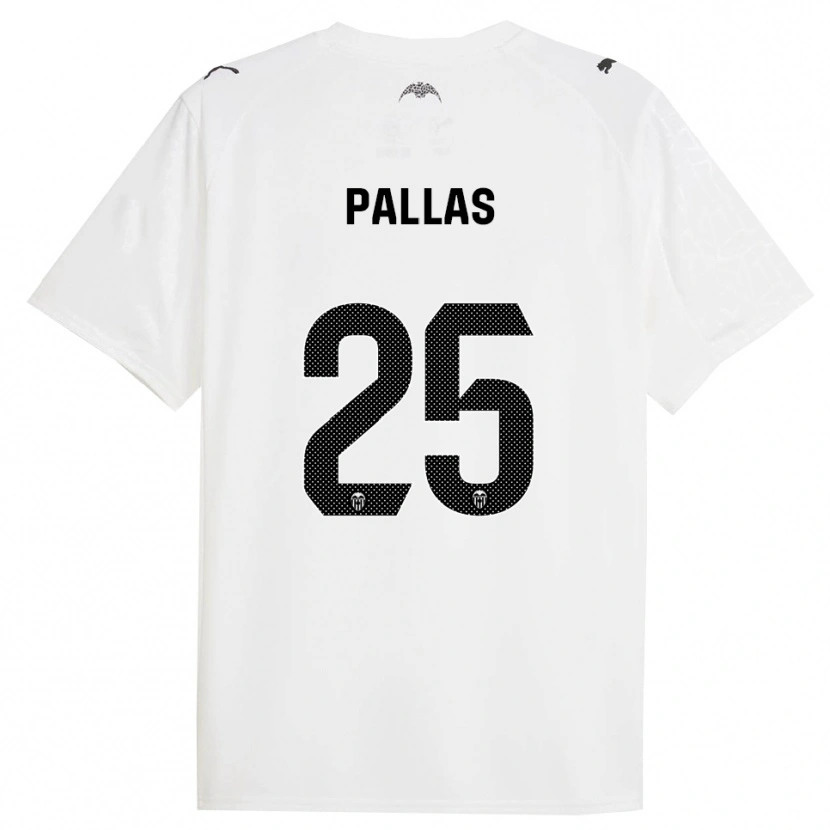 Danxen Barn Nerea Pallas #25 Vit Svart Hemmatröja Matchtröjor 2025/26 Tröjor T-Tröja