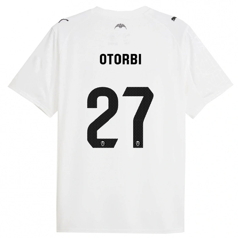 Danxen Barn David Otorbi #27 Vit Svart Hemmatröja Matchtröjor 2025/26 Tröjor T-Tröja