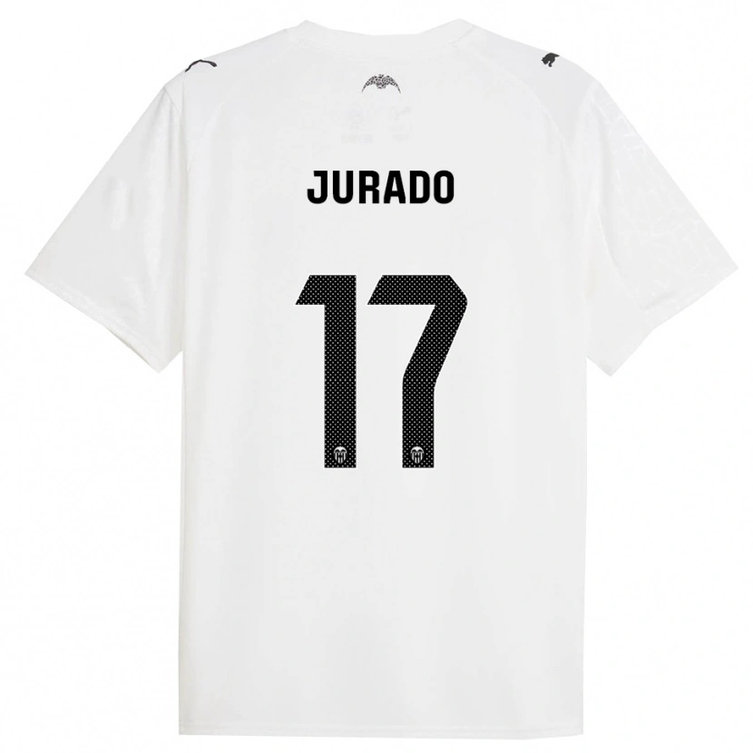 Danxen Barn Marc Jurado #17 Vit Svart Hemmatröja Matchtröjor 2025/26 Tröjor T-Tröja