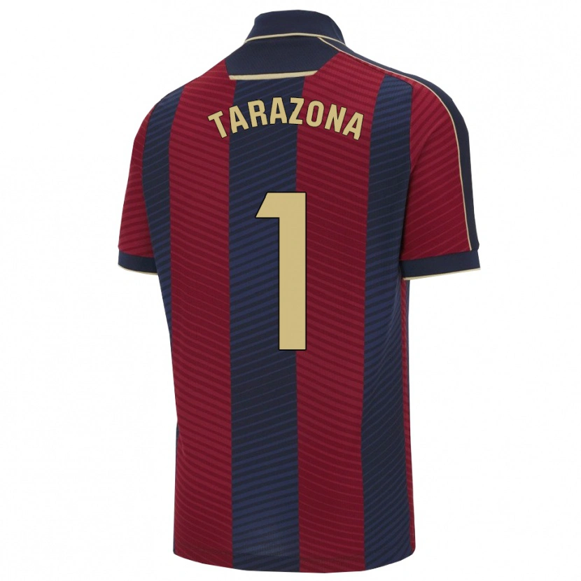 Danxen Barn Andrea Tarazona #1 Röd Marinblå Hemmatröja Matchtröjor 2025/26 Tröjor T-Tröja