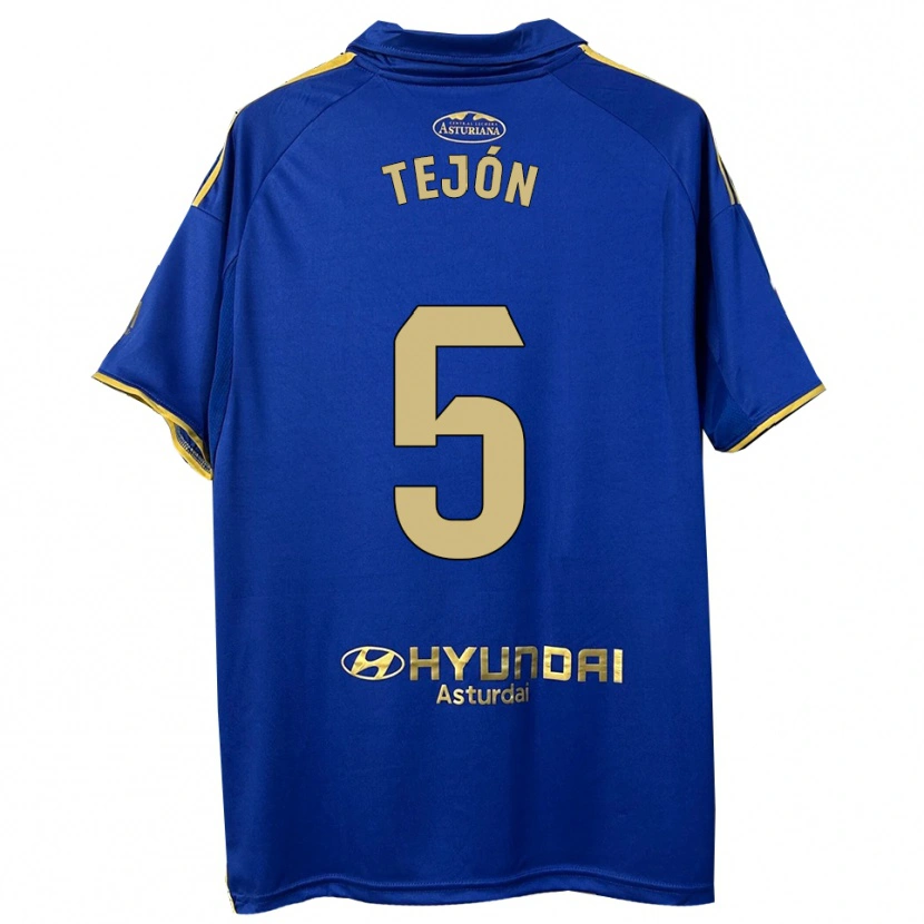 Danxen Barn Diego Tejón #5 Blå Guld Hemmatröja Matchtröjor 2025/26 Tröjor T-Tröja