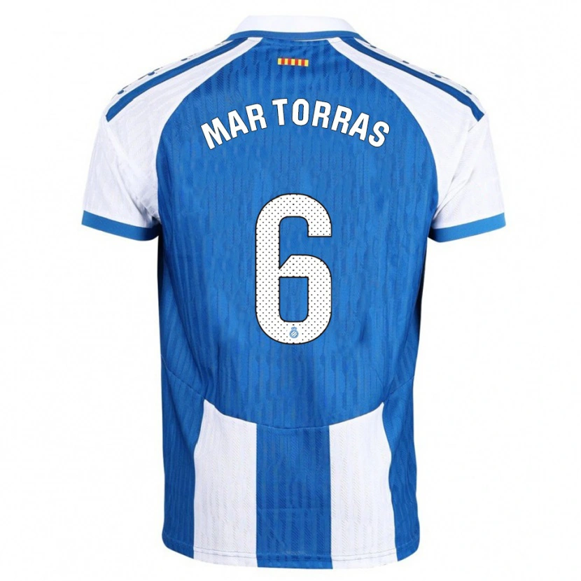 Danxen Barn Mar Torrás De Fortuny #6 Blå Vit Hemmatröja Matchtröjor 2025/26 Tröjor T-Tröja