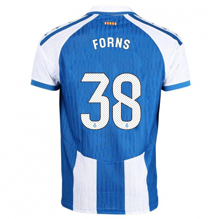 Danxen Barn Ian Forns #38 Blå Vit Hemmatröja Matchtröjor 2025/26 Tröjor T-Tröja
