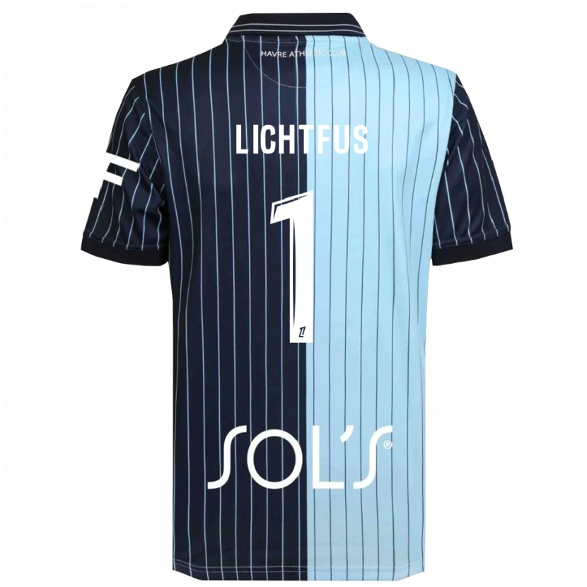 Danxen Barn Lisa Lichtfus #1 Marinblå Himmelsblå Hemmatröja Matchtröjor 2025/26 Tröjor T-Tröja