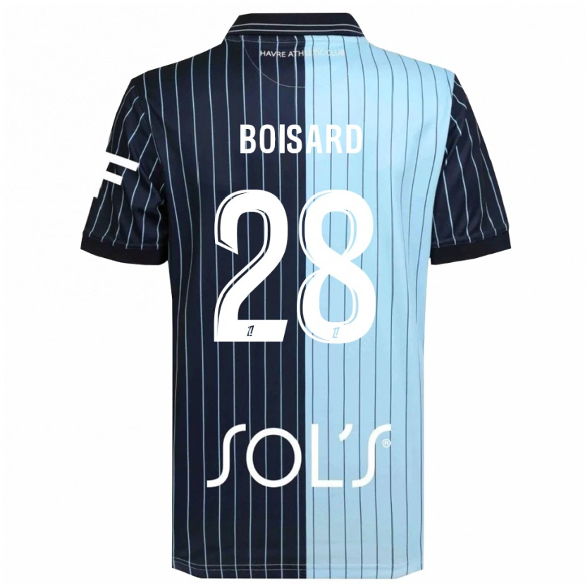Danxen Barn Célestine Boisard #28 Marinblå Himmelsblå Hemmatröja Matchtröjor 2025/26 Tröjor T-Tröja