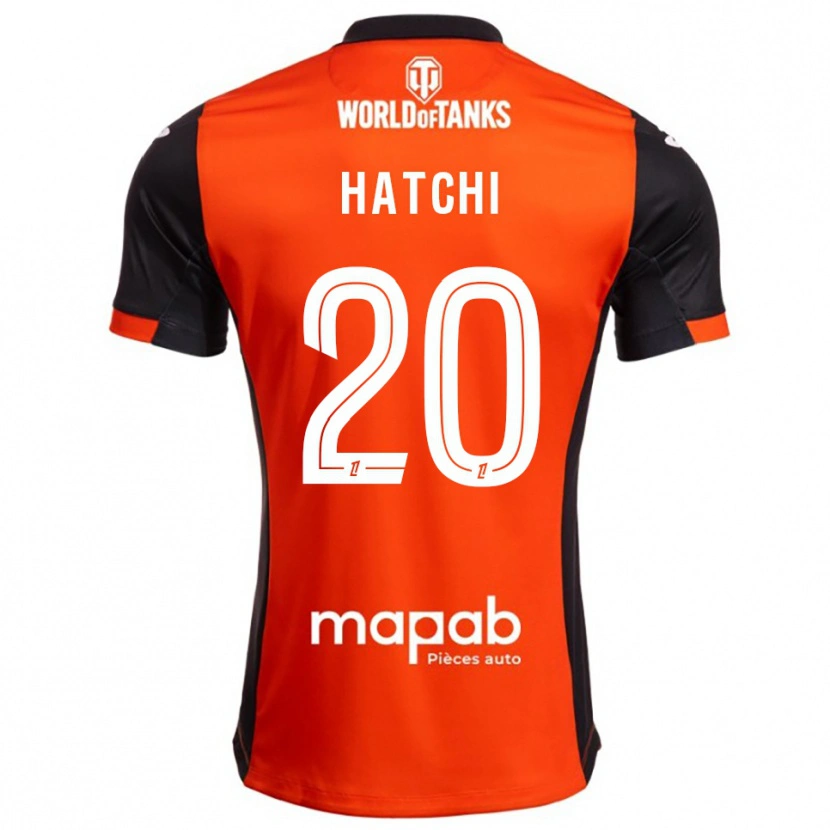 Danxen Barn Jérémy Hatchi #20 Svart Orange Hemmatröja Matchtröjor 2025/26 Tröjor T-Tröja