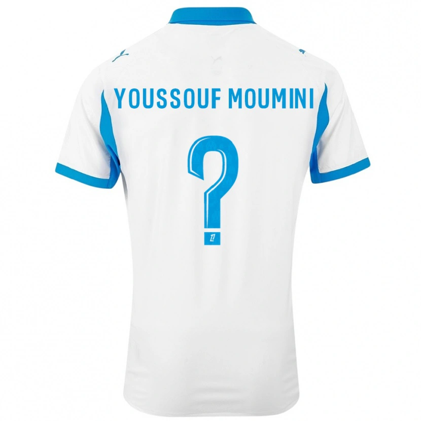 Danxen Barn Yakine Youssouf Moumini #0 Vit Himmelsblå Hemmatröja Matchtröjor 2025/26 Tröjor T-Tröja