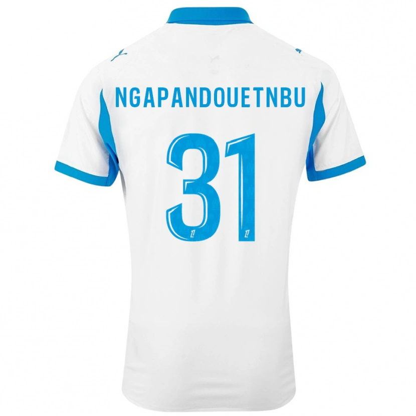 Danxen Barn Simon Ngapandouetnbu #31 Vit Himmelsblå Hemmatröja Matchtröjor 2025/26 Tröjor T-Tröja