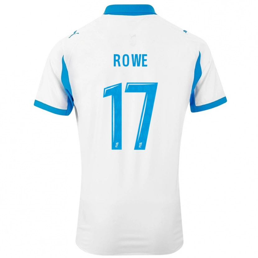 Danxen Barn Jonathan Rowe #17 Vit Himmelsblå Hemmatröja Matchtröjor 2025/26 Tröjor T-Tröja