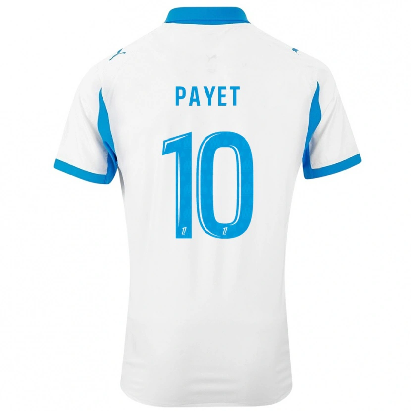 Danxen Barn Dimitri Payet #10 Vit Himmelsblå Hemmatröja Matchtröjor 2025/26 Tröjor T-Tröja