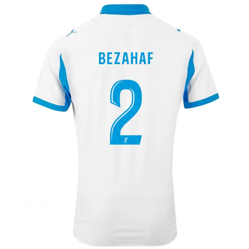 Danxen Barn Kelyann Bezahaf #2 Vit Himmelsblå Hemmatröja Matchtröjor 2025/26 Tröjor T-Tröja