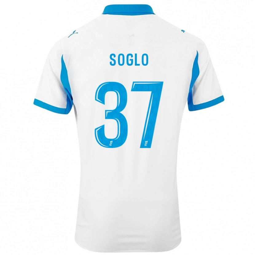 Danxen Barn Emran Soglo #37 Vit Himmelsblå Hemmatröja Matchtröjor 2025/26 Tröjor T-Tröja