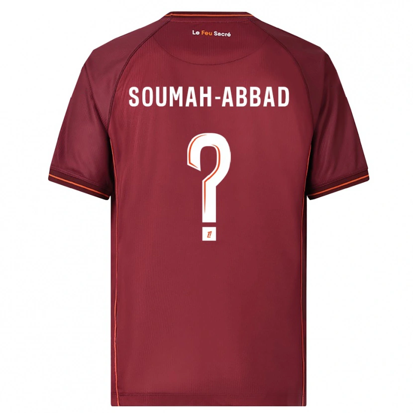 Danxen Barn Édouard Soumah-Abbad #0 Bourgogne Vit Hemmatröja Matchtröjor 2025/26 Tröjor T-Tröja
