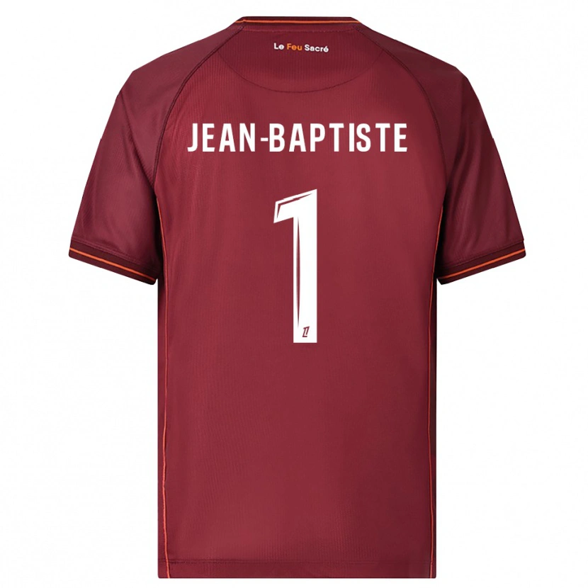 Danxen Barn Romain Jean-Baptiste #1 Bourgogne Vit Hemmatröja Matchtröjor 2025/26 Tröjor T-Tröja