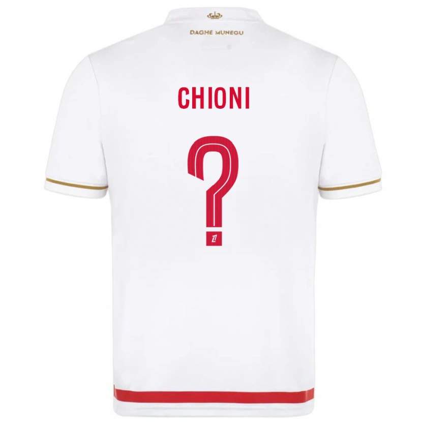 Danxen Barn Tristan Chioni #0 Röd Vit Hemmatröja Matchtröjor 2025/26 Tröjor T-Tröja