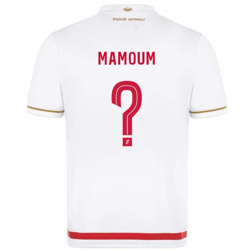Danxen Barn Diego Mamoum #0 Röd Vit Hemmatröja Matchtröjor 2025/26 Tröjor T-Tröja