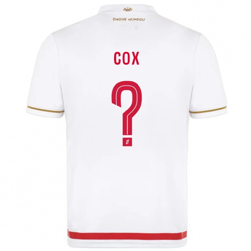 Danxen Barn Matthew Cox #0 Röd Vit Hemmatröja Matchtröjor 2025/26 Tröjor T-Tröja