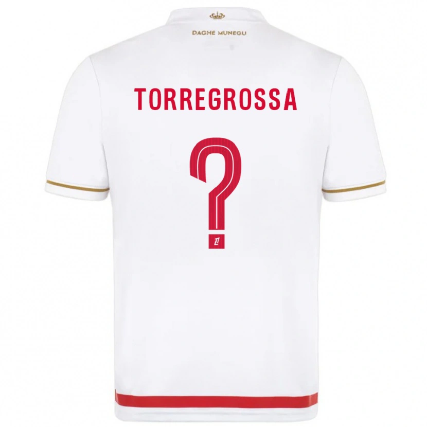 Danxen Barn Hugo Torregrossa #0 Röd Vit Hemmatröja Matchtröjor 2025/26 Tröjor T-Tröja