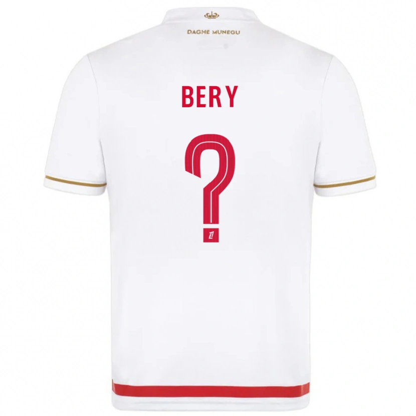 Danxen Barn Jules Bery #0 Röd Vit Hemmatröja Matchtröjor 2025/26 Tröjor T-Tröja