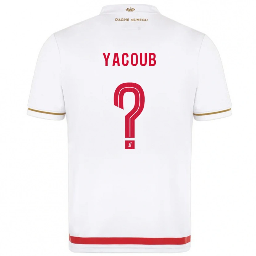 Danxen Barn Béchir Yacoub #0 Röd Vit Hemmatröja Matchtröjor 2025/26 Tröjor T-Tröja