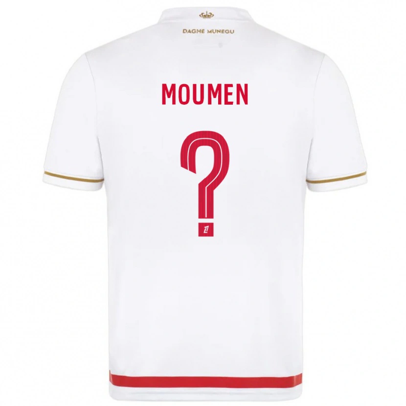 Danxen Barn Jebril Moumen #0 Röd Vit Hemmatröja Matchtröjor 2025/26 Tröjor T-Tröja