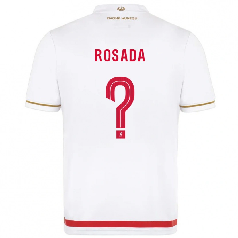 Danxen Barn Riley Rosada #0 Röd Vit Hemmatröja Matchtröjor 2025/26 Tröjor T-Tröja
