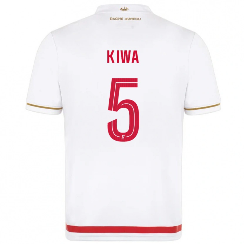 Danxen Barn Bradel Kiwa #5 Röd Vit Hemmatröja Matchtröjor 2025/26 Tröjor T-Tröja