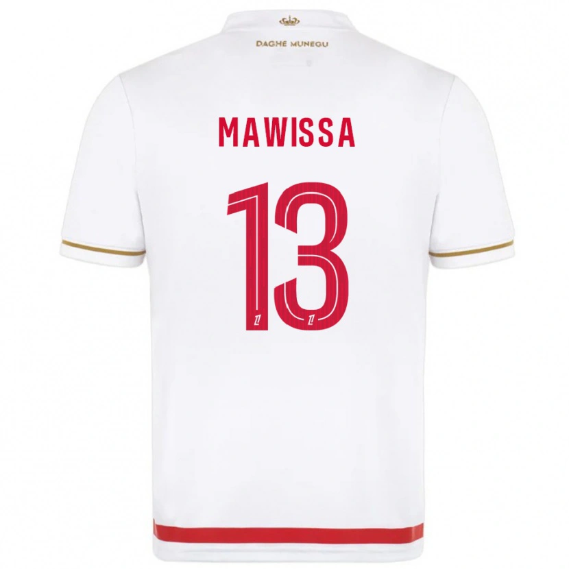 Danxen Barn Christian Mawissa #13 Röd Vit Hemmatröja Matchtröjor 2025/26 Tröjor T-Tröja