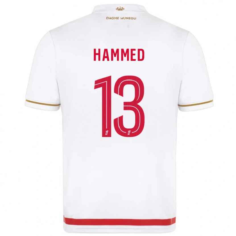 Danxen Barn Maher Hammed #13 Röd Vit Hemmatröja Matchtröjor 2025/26 Tröjor T-Tröja