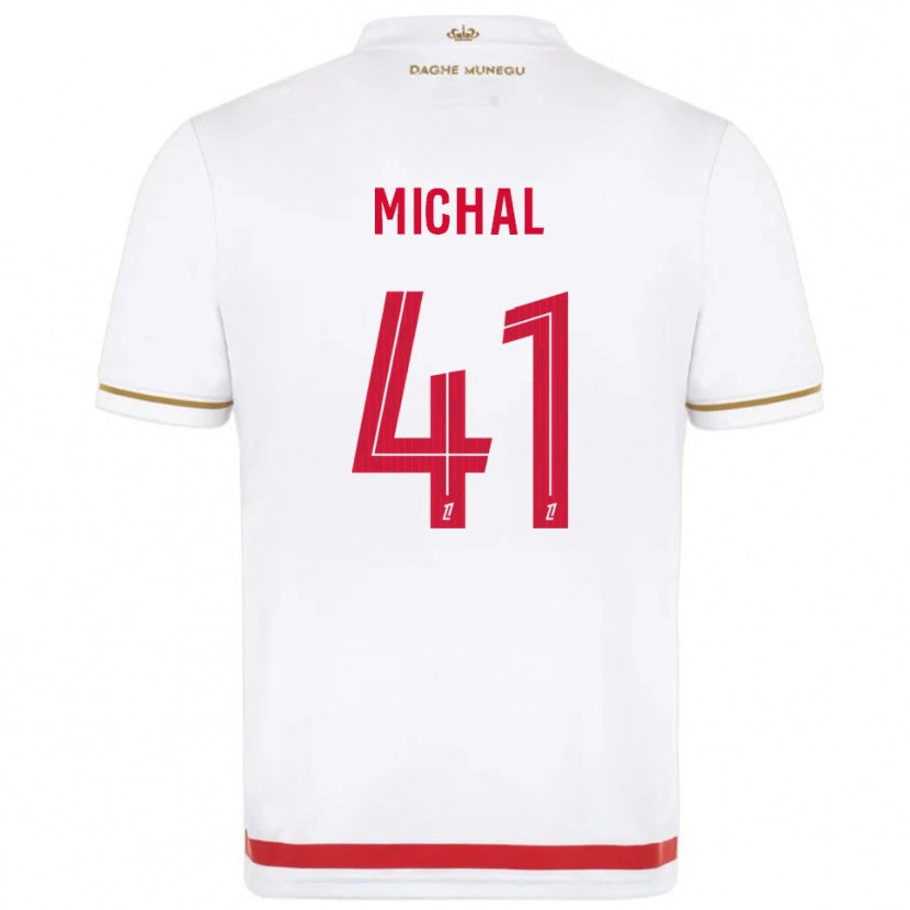 Danxen Barn Lucas Michal #41 Röd Vit Hemmatröja Matchtröjor 2025/26 Tröjor T-Tröja