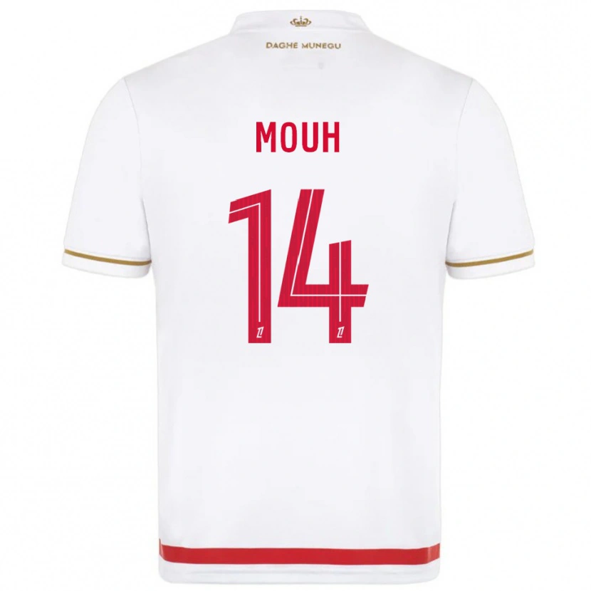 Danxen Barn Yasir Mouh #14 Röd Vit Hemmatröja Matchtröjor 2025/26 Tröjor T-Tröja