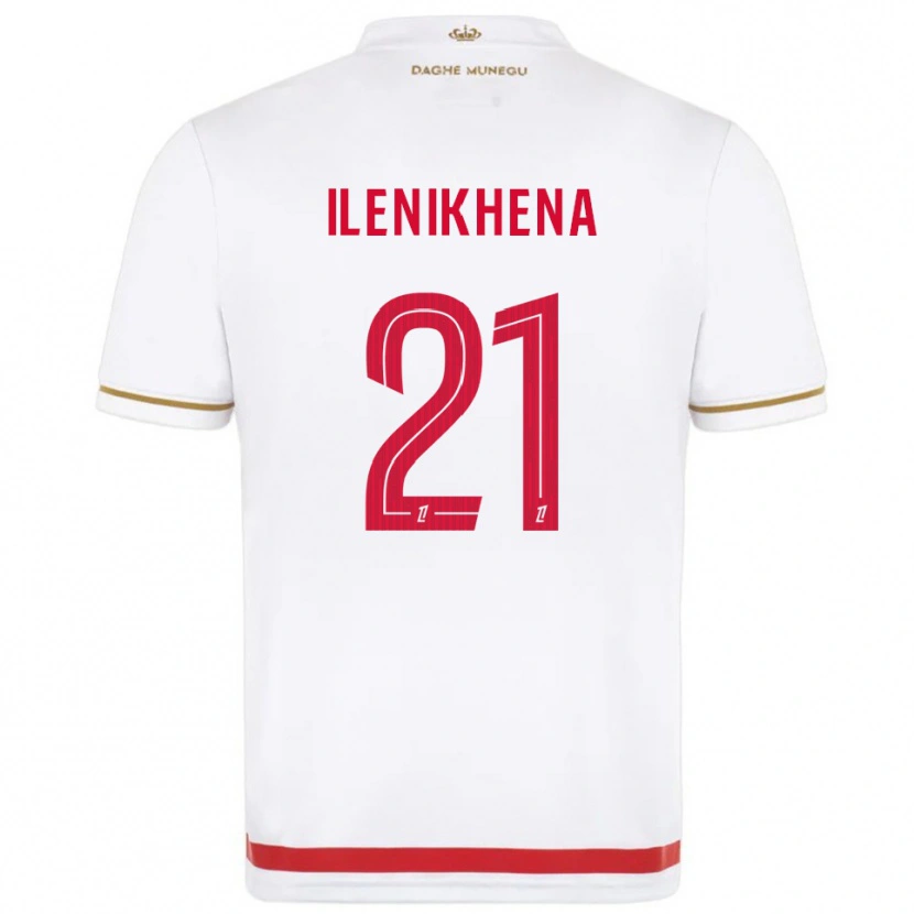 Danxen Barn George Ilenikhena #21 Röd Vit Hemmatröja Matchtröjor 2025/26 Tröjor T-Tröja