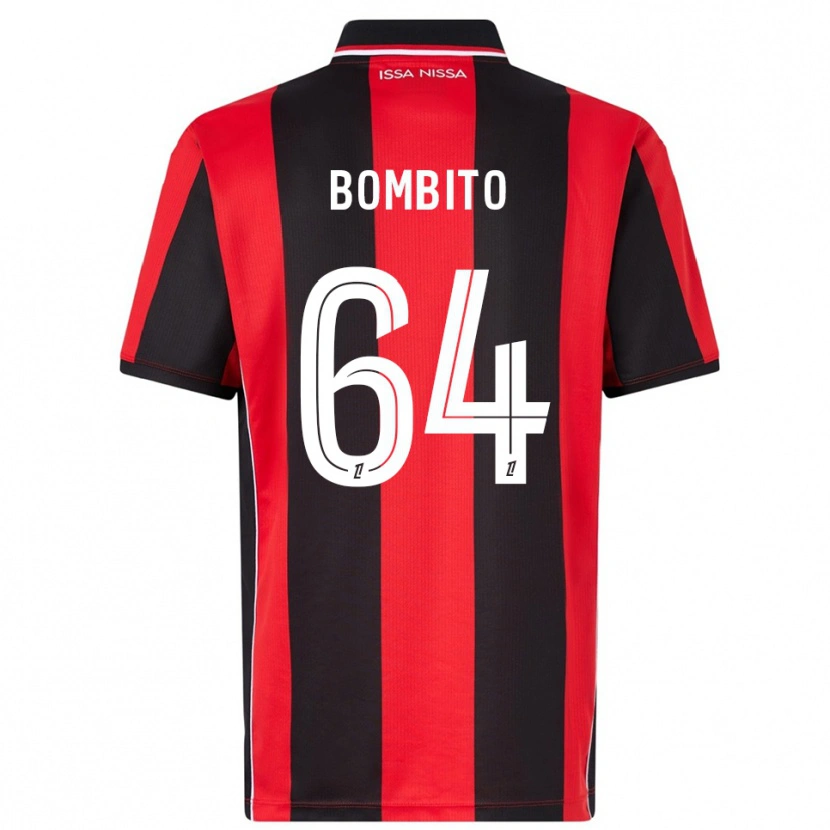 Danxen Barn Moïse Bombito #64 Röd Svart Hemmatröja Matchtröjor 2025/26 Tröjor T-Tröja