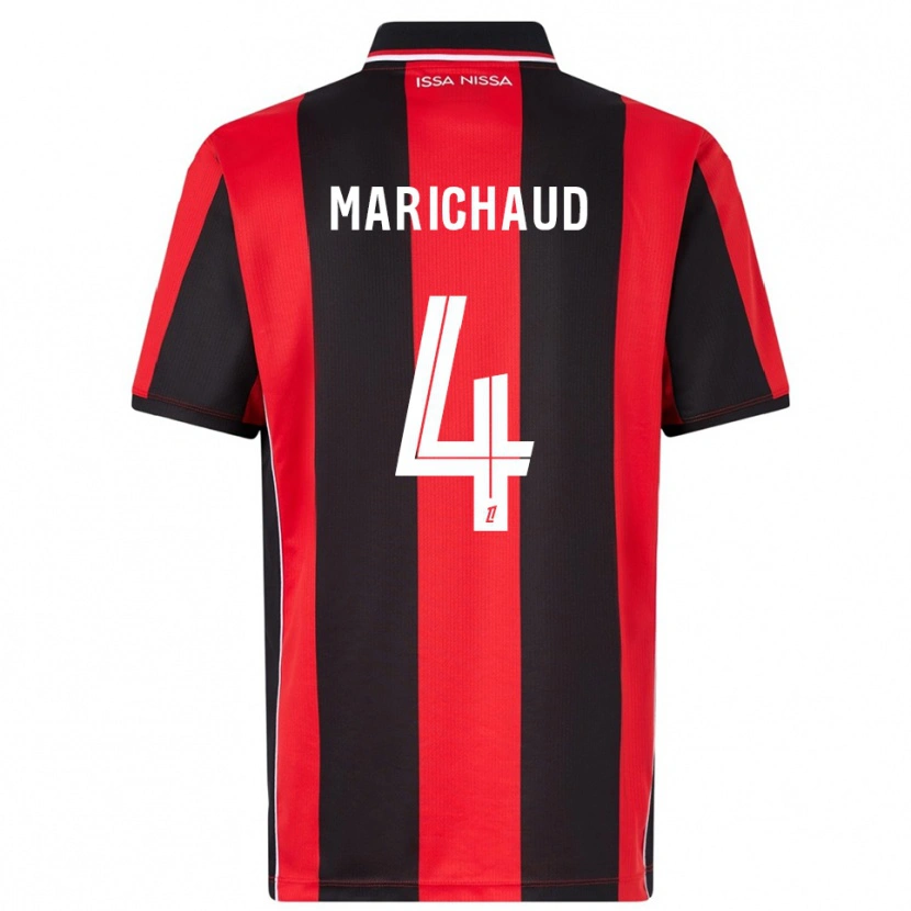 Danxen Barn Julie Marichaud #4 Röd Svart Hemmatröja Matchtröjor 2025/26 Tröjor T-Tröja
