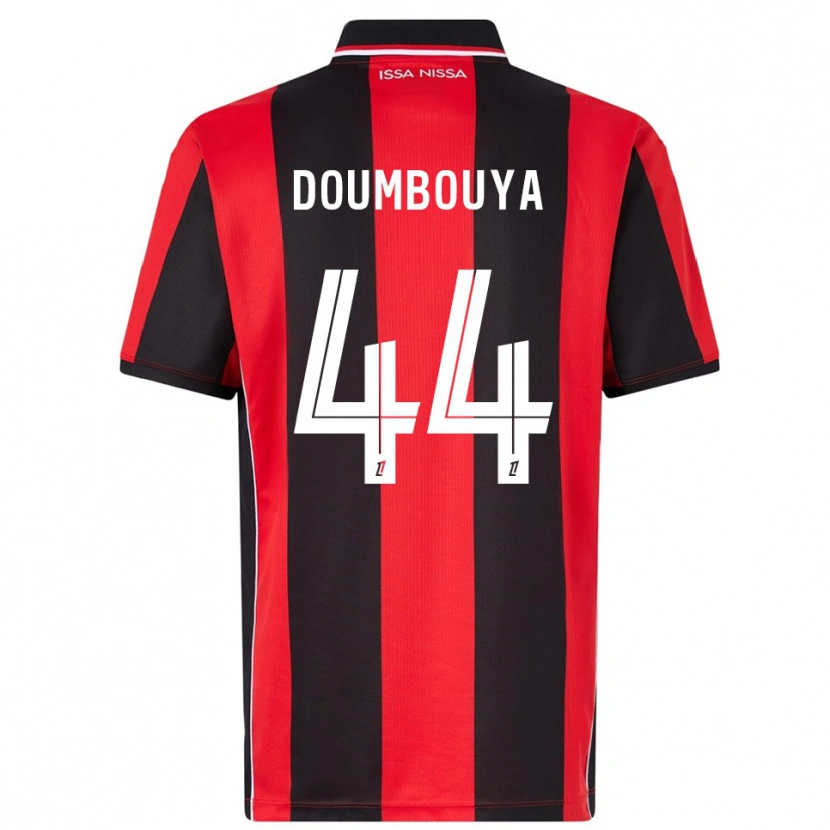 Danxen Barn Amidou Doumbouya #44 Röd Svart Hemmatröja Matchtröjor 2025/26 Tröjor T-Tröja