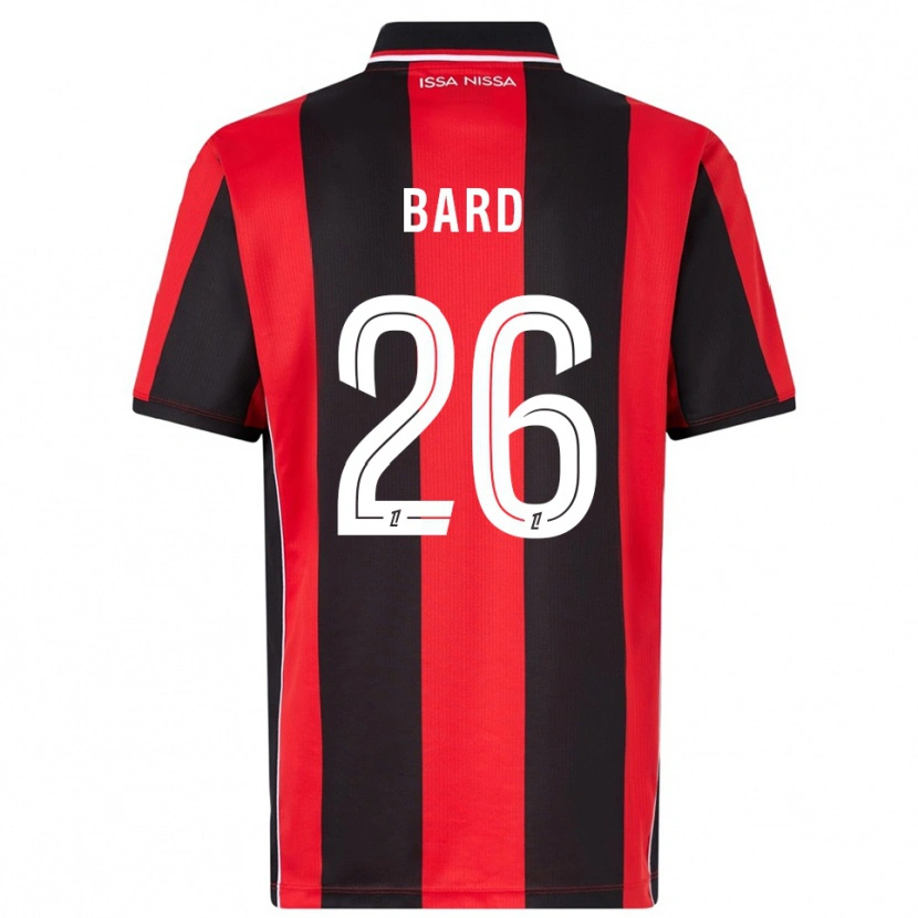 Danxen Barn Melvin Bard #26 Röd Svart Hemmatröja Matchtröjor 2025/26 Tröjor T-Tröja