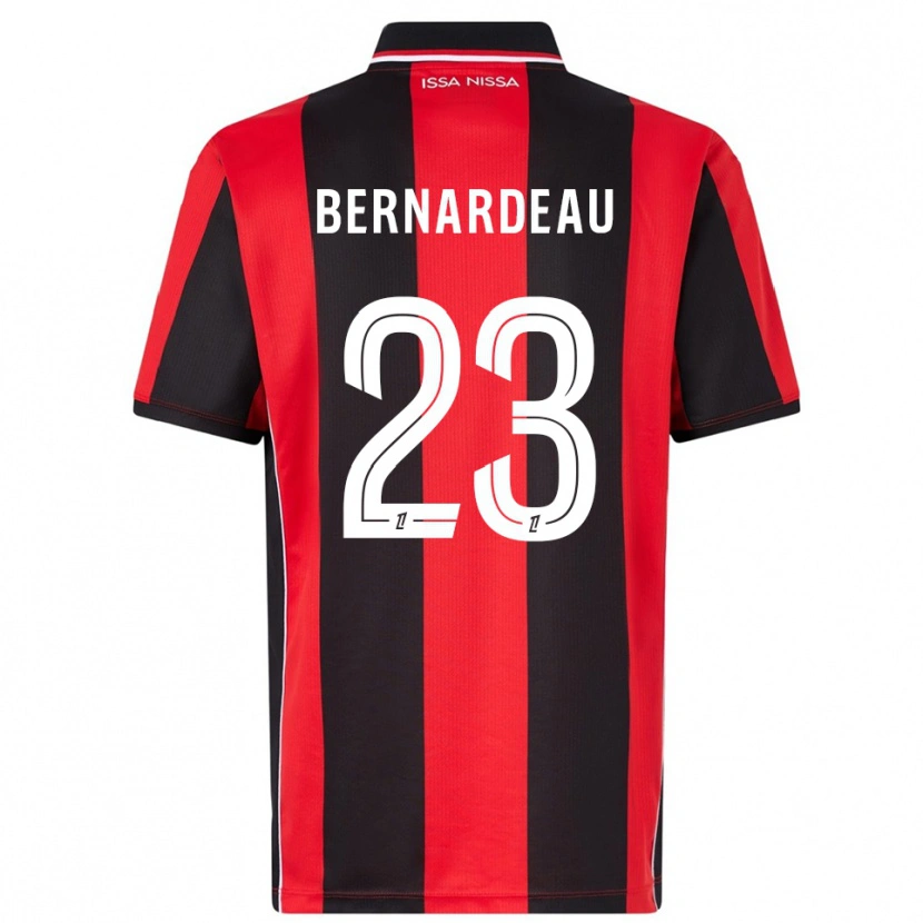 Danxen Barn Gabin Bernardeau #23 Röd Svart Hemmatröja Matchtröjor 2025/26 Tröjor T-Tröja