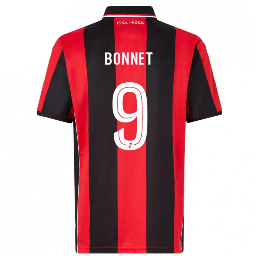 Danxen Barn Thomas Bonnet #9 Röd Svart Hemmatröja Matchtröjor 2025/26 Tröjor T-Tröja
