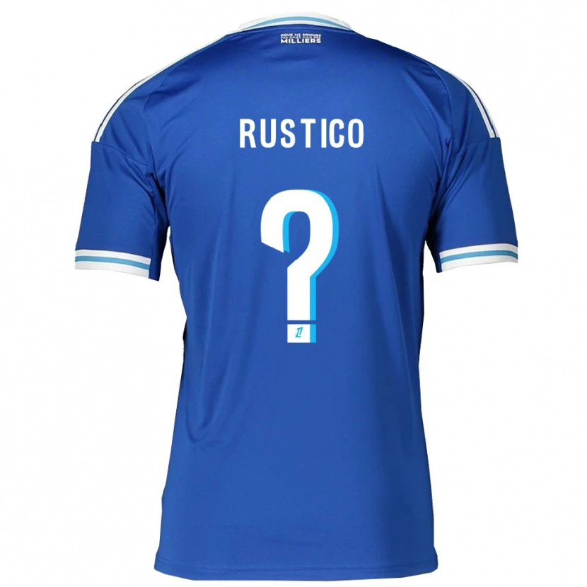 Danxen Barn Dylan Rustico #0 Blå Vit Hemmatröja Matchtröjor 2025/26 Tröjor T-Tröja